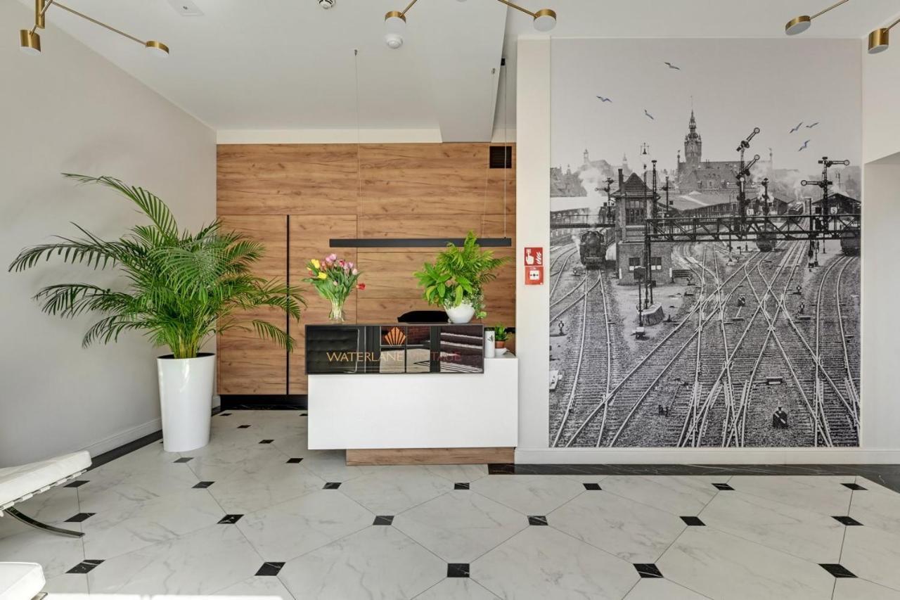 Huoneisto Waterlane Vintage - Fitness & Parking By Downtown Gdańsk